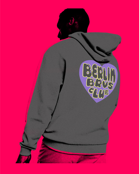 purple heart club hoodie